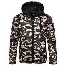Load image into Gallery viewer, 2020 New Waterproof Winter Jacket Men Hoodied Parka Men Warm Winter Coat Men Thicken Zipper Camouflage Mens Jackets